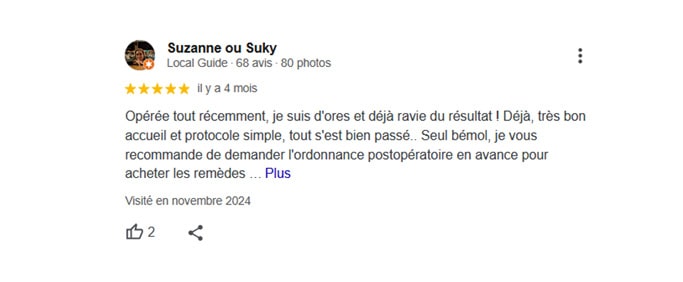 Avis d'un patient satisfait de la chirurgie refractive de sa myopie à l'Institut Bordelais de la Vision Avis d'un patient satisfait de la chirurgie refractive de sa myopie à l'Institut Bordelais de la Vision