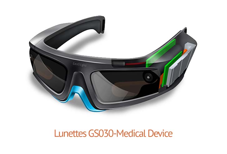 Lunette de stimulation lumineuses médicales Lunette de stimulation lumineuses médicales