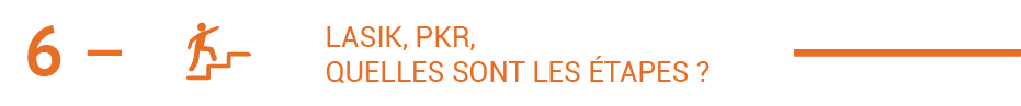 pictogramme des effets instantanés du lasik